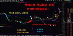 【通达信】金银三角战法指标{主图/副图/选股}捕捉拉升起涨点 