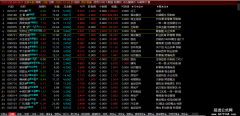 【通达信】竞价板量排序副图公式指标/全天不变/现用股池中