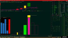【通达信】量王资金及超大中小对副图公式指标/看穿主力资金进出/资金才是股